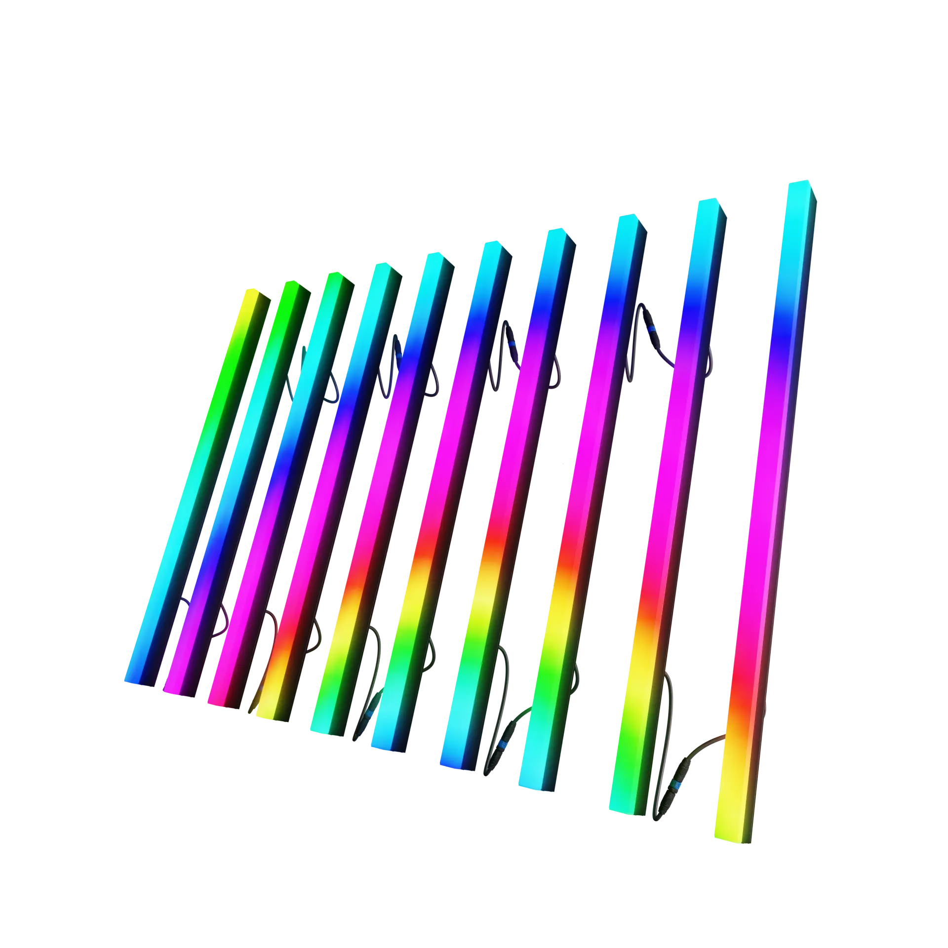 ProfiLED bars showing a smooth gradient across many individual pixels