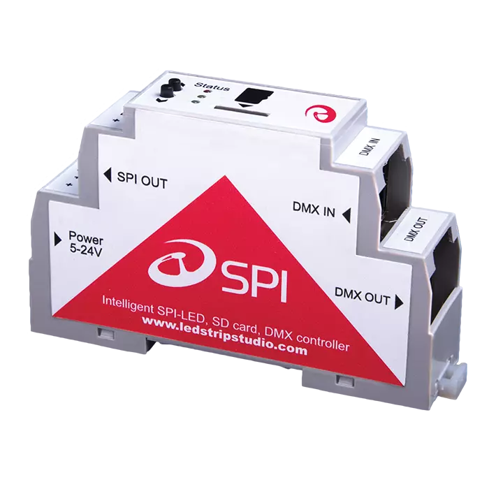 SPI LED Controller DIN-rail digital LED controller