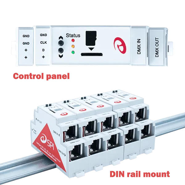 SPI LED Controller control panel