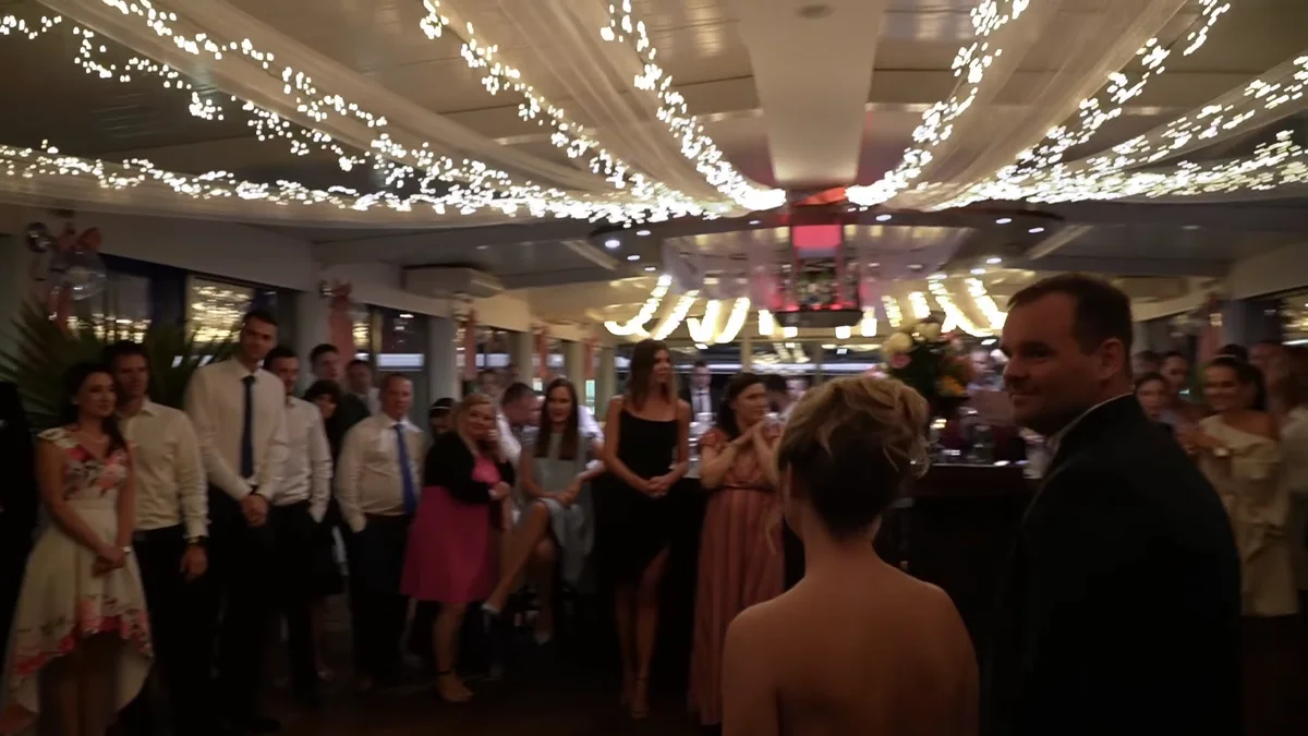 Xmas Dimmer controlling string lights at a wedding reception, watch the video on Facebook