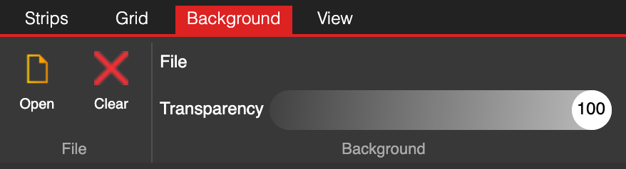 Background image feature in LSS4 mapping workspace