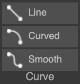 Curved menu