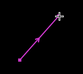 Drawing an LED segment in LSS4 mapping workspace