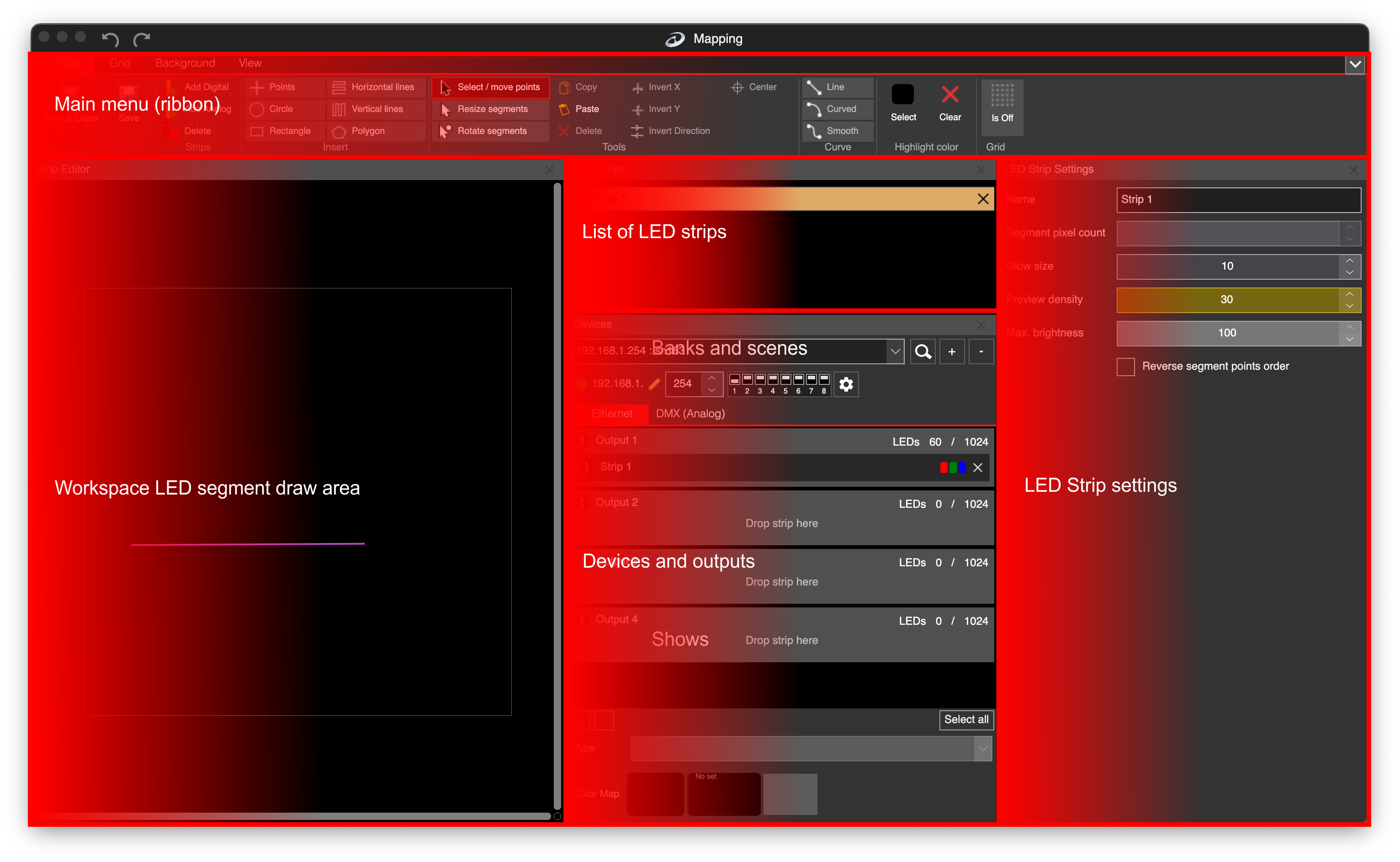 Home Tab Mapping