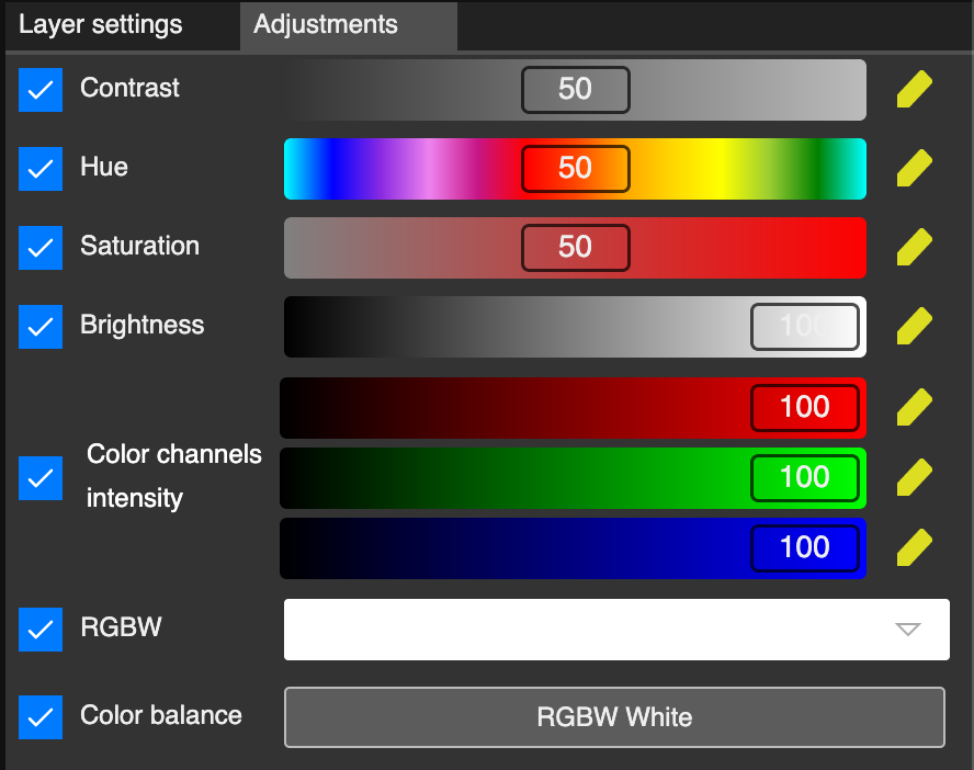 Home Tab Mapping