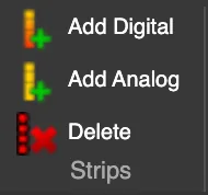 Add digital strip