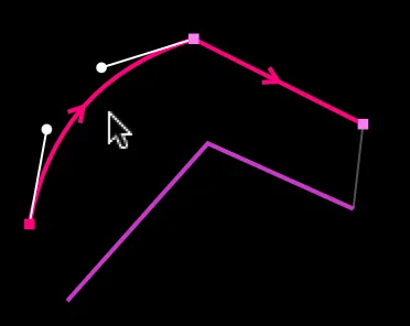 Curved segment