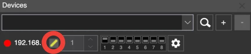 Set device IP address