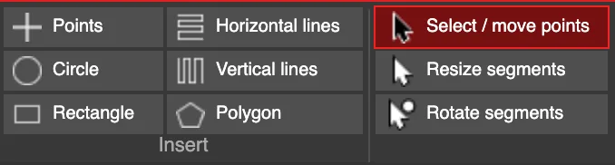 Drawing tools in mapping window