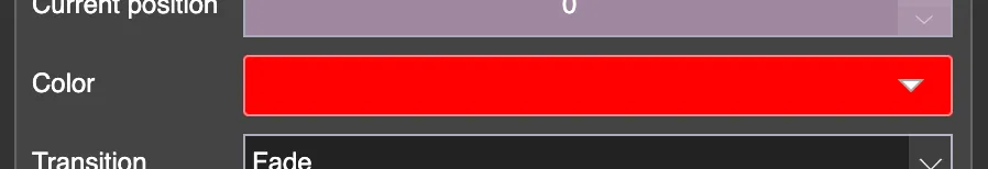 Color selection