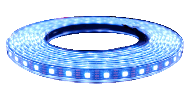 WS2815 strip pads showing 12V, ground, data and backup data connections