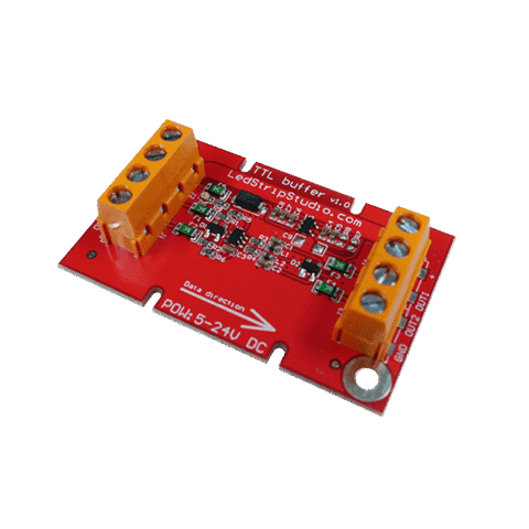 TTL Signal Buffer board with input and output screw terminals, 5–24 V DC