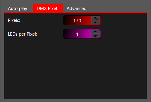 SPI LED Settings – DMX Pixel Tab