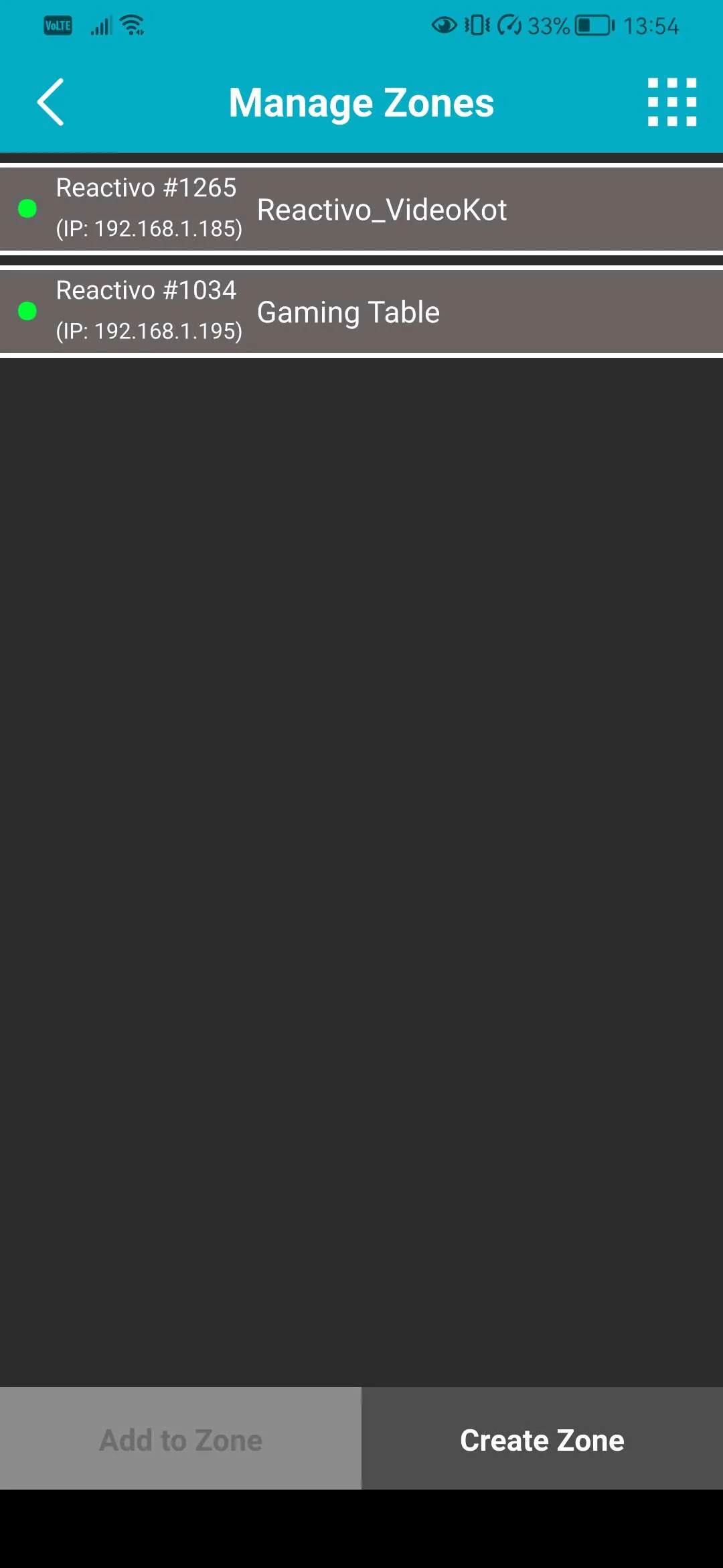 LSS Remote APP Zone Setup