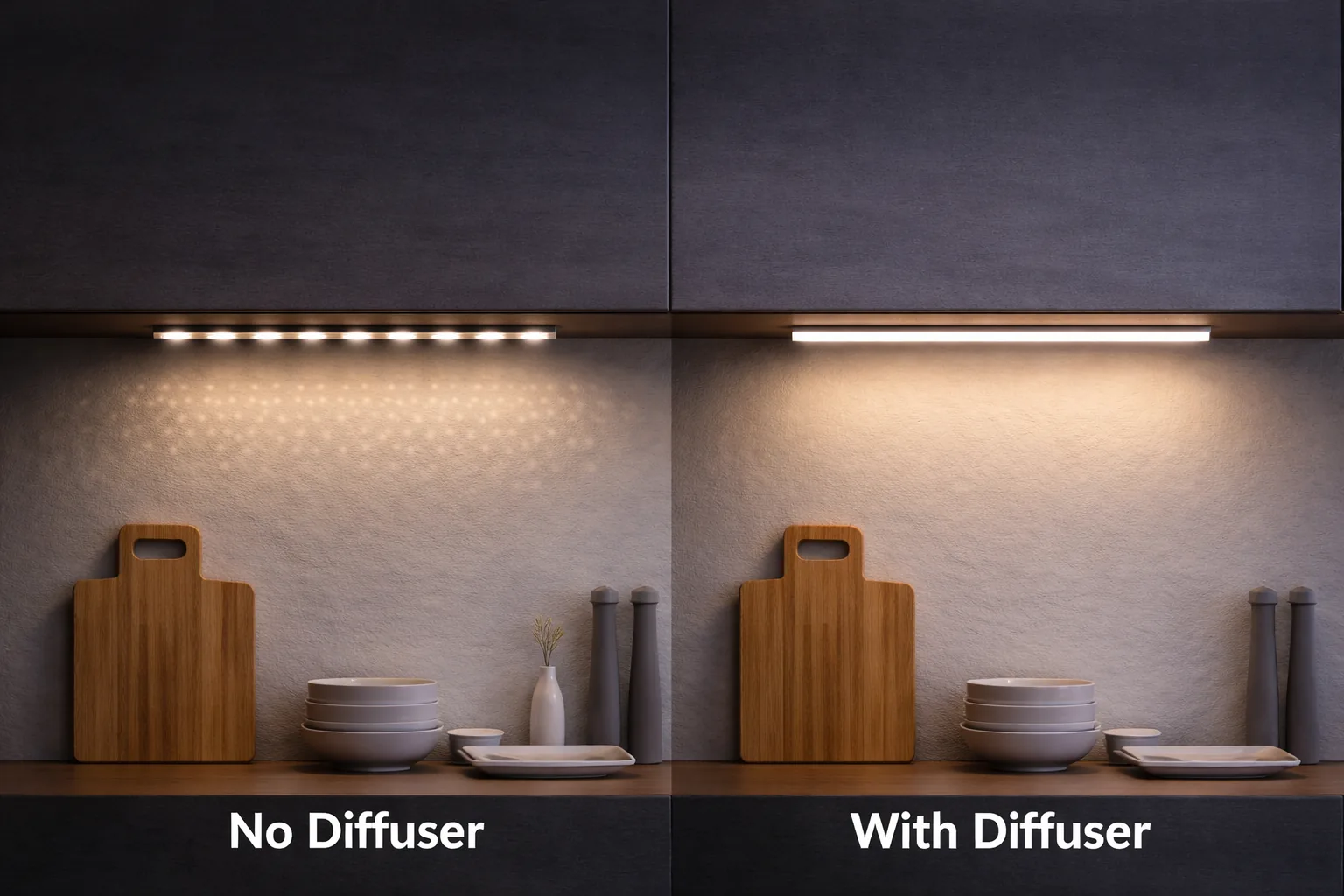 without diffuser