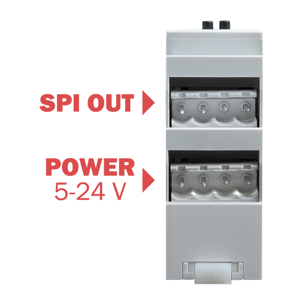 SPI LED Controller - SIgnal and Power Inputs