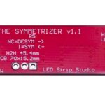 THE SYMMETRIZER - Bottom view of PCB