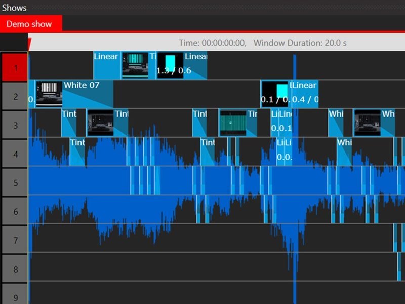 Led Strip Studio Software - Timeline Editor